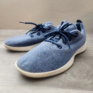 Allbirds Wool Runners Womens 10 Blue Heathered Merino Wool Sneakers Support Lite
